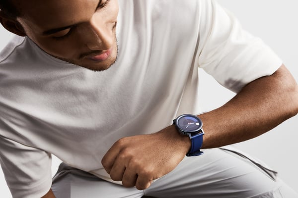 CMF by Nothing Watch Pro 2 - smartur, blåt læderarmbånd