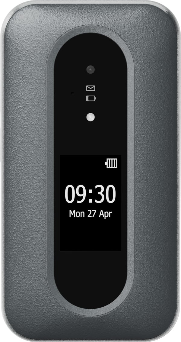 Doro Leva L31 -basistelefon, svart / vit