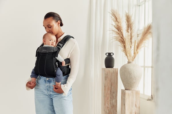 BabyBjörn Harmony 3D Mesh bärsele, svart