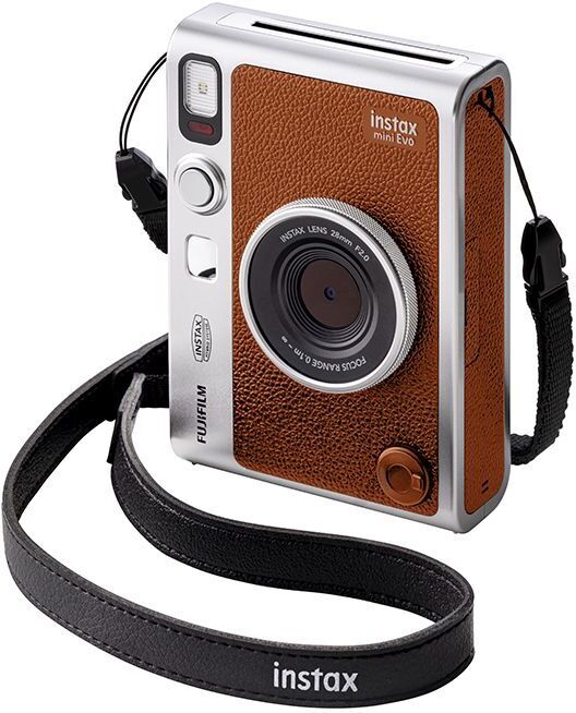 Fujifilm Instax Mini EVO snabbkamera, brun