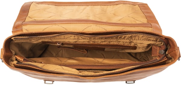 The Chesterfield Brand Jules taske til 13'' bærbar computer, cognac