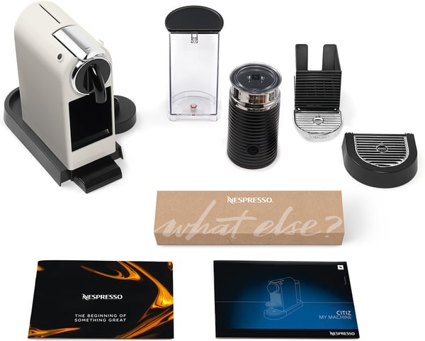 Nespresso Citiz & Milk -kapselmaskin, vit