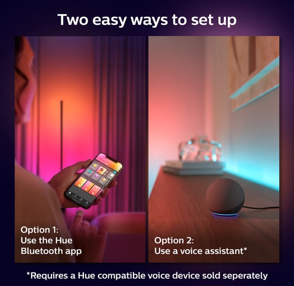 Philips Hue Gradient LightStrip Ext - forlængelsesstykke til lysslange, 1m