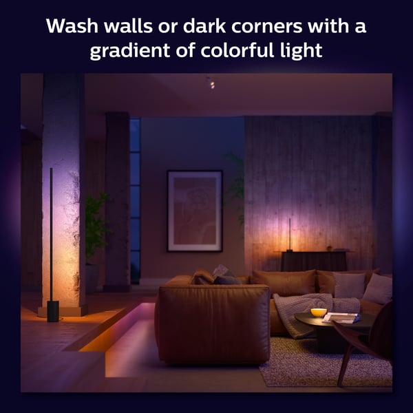 Philips Hue Gradient Signe - smartgulvlampe, sort