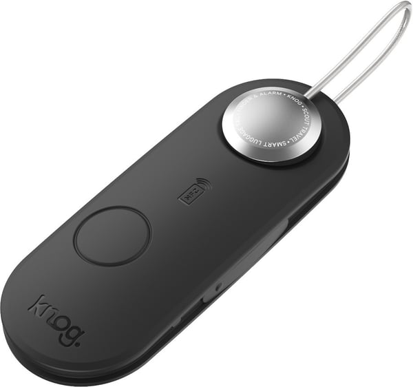 Knog Scout Travel tyverialarm og lokationsfinder, Apple iOS, sort