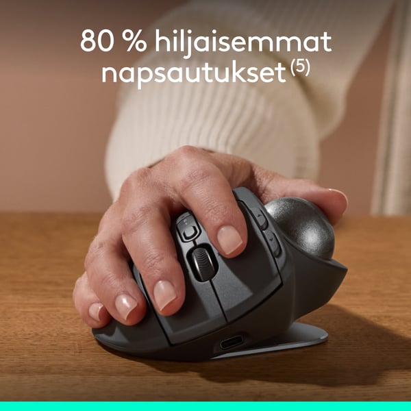 Logitech MX Ergo S trådløs trackballmus