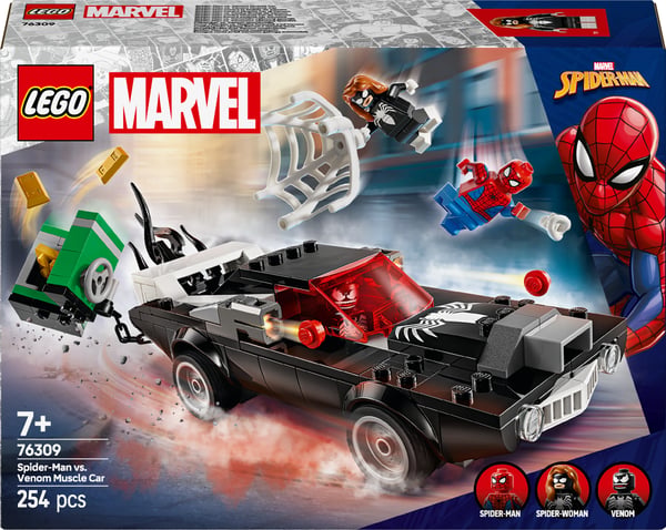 LEGO Super Heroes Marvel 76309 – Spider-Man mod Venom-muskelbil