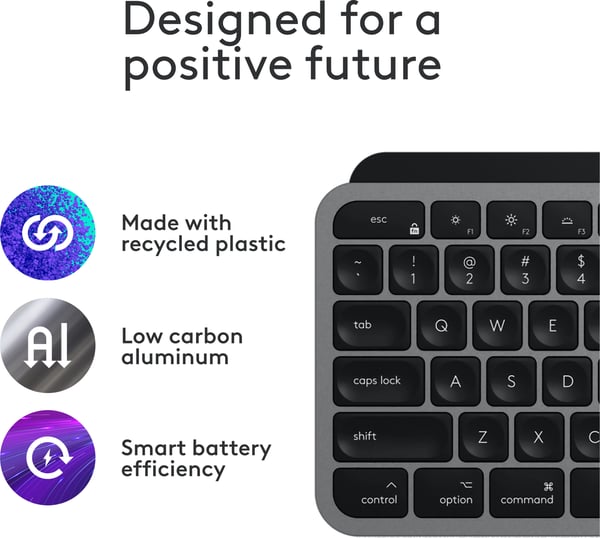 Logitech MX Keys S för Mac trådlöst tangentbord