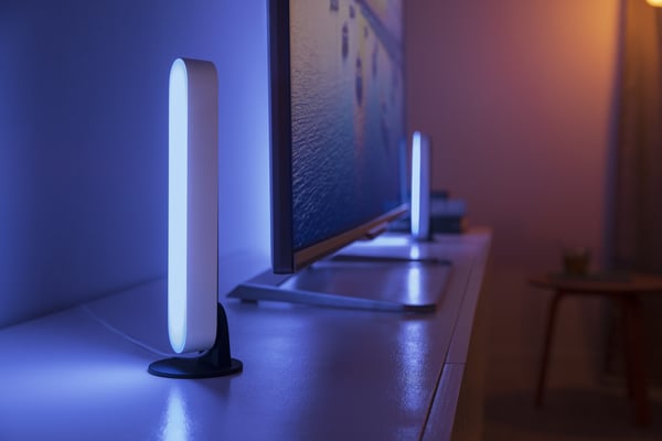 Philips Hue Play-ljusramp smart belysning, 2 st, vit