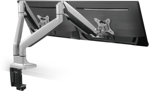 Mozi Dual Display Gas Spring Desk Stand - skrivbordstativ för två skärmar