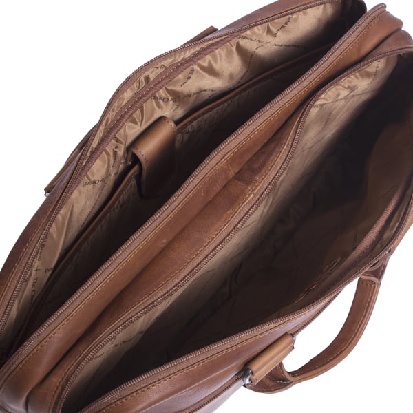 The Chesterfield Brand Seth-taske til 15,6" bærbar computer, cognac