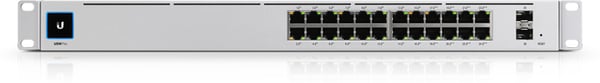 Ubiquiti UniFi USWPro24POE Gen2 24port PoE switch Switcher med 24 porte og PoE