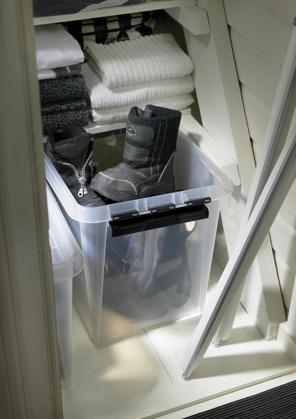 SmartStore Classic 50 -förvaringslåda med lock, 3-pack