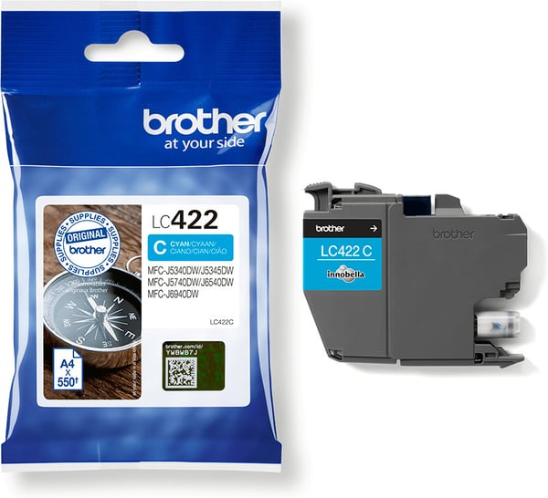 Brother LC422C - bläckpatron, cyan