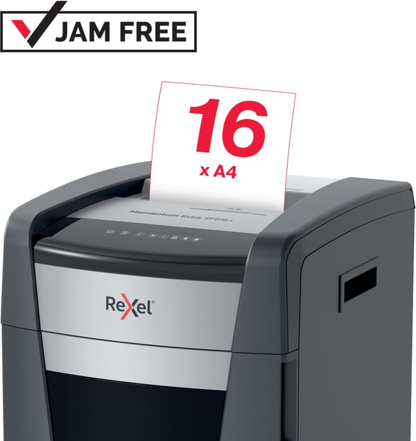Rexel Momentum Extra XP416+ -pappersstrimlare, P5