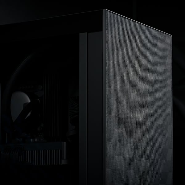 Fractal Design Pop Mini Air RGB Sort TG Mini-ITX-kabinet med vindue, sort