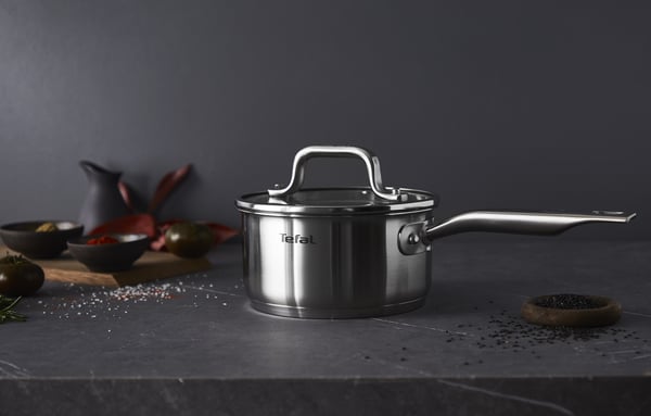 Tefal Virtuos - kokkärl med lock, 16 cm / 1,5 L, rostfritt stål