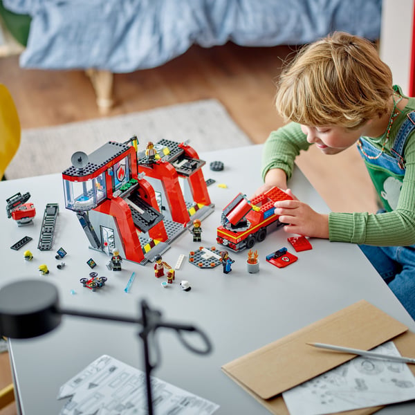 LEGO City Brandstation med brandbil Lekset 60414