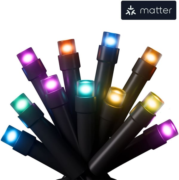 Nanoleaf Matter Holiday Ljusslinga, 250 LED, 20 m