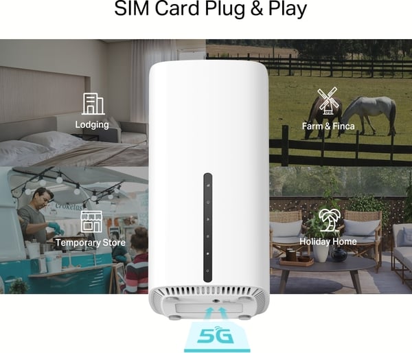 TP-LINK Archer NX200-5G Dual Band 5G/4G/3G-modem och WiFi6-basstation