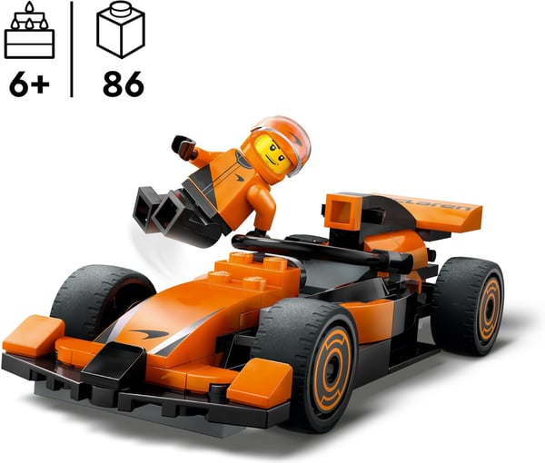 LEGO City 60442 – F1-fører og McLaren-racebil