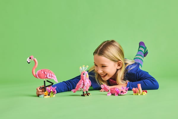 LEGO Creator 31170 – Vilde dyr: rosa flamingo