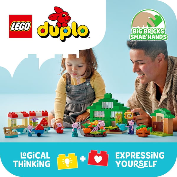 LEGO DUPLO Peppa Pig 10461 Ugglan Grisens trädgård och växthus