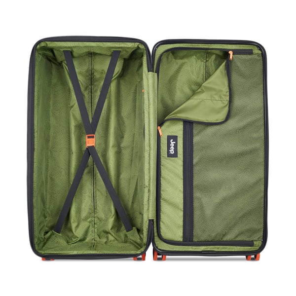 Delsey Jeep JH002B Trunk Exp resväska, 80 cm, grön