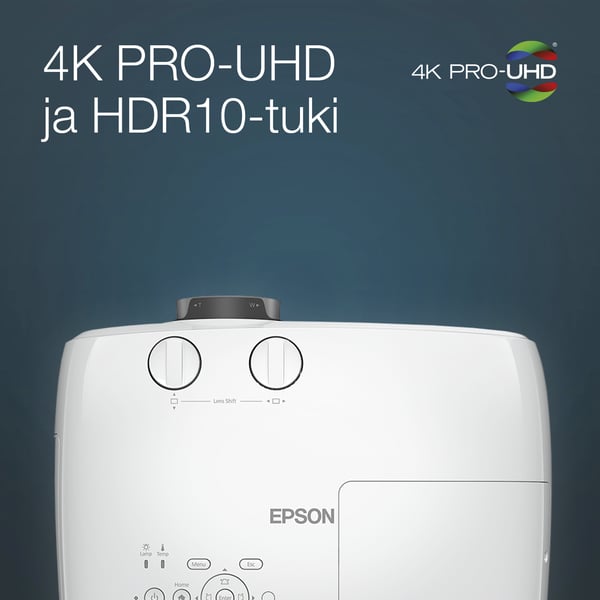 Epson EH-TW7000 3LCD 4K PRO-UHD hemmabio projektor