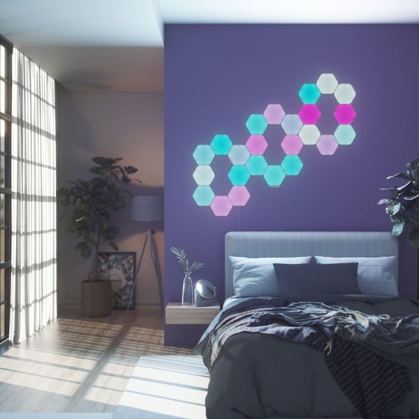 Nanoleaf Shapes Hexagon -tilläggsset, 3 paneler
