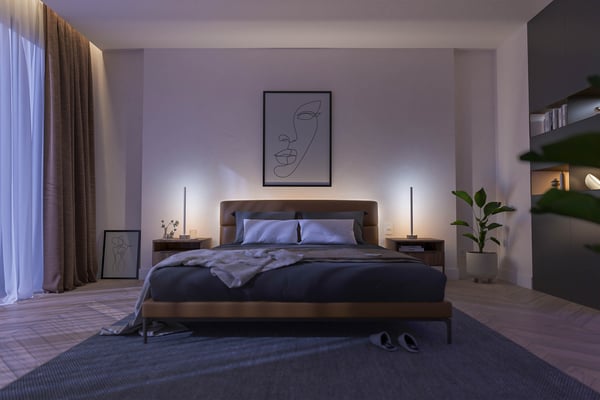 Philips Hue Gradient Signe ek -smartbordslampa, ek/vit