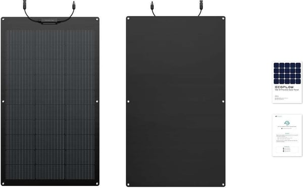 EcoFlow 100 W flexibel solpanel