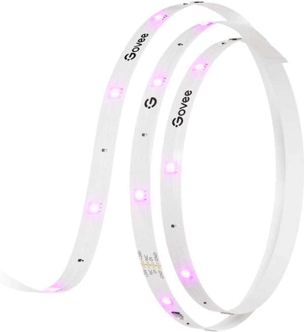 Govee RGBIC Basic LED Strip Lights -LED-ljusslinga, Wi-Fi + Bluetooth, 5 m