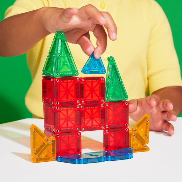 MAGNA-TILES® microMAGS Reselåda magnetisk byggsats, 26 delar