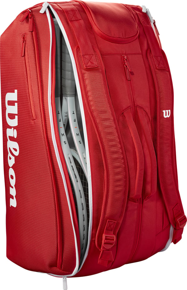 Wilson Super Tour 15-pack racketväska, röd