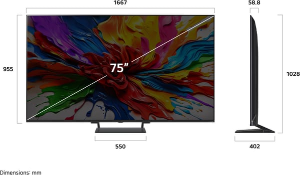 LG 75'' QNED 93 – 4K Mini-LED TV (2025)