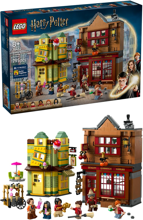 LEGO Harry Potter 76452 Fantastiska kvidrutstillbehör och glassbar