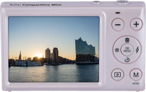 Rollei Compactline Mini digitalkamera, rosa