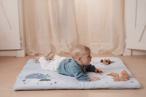 Little Dutch Skogsvänner Lekmatta, ljusblå