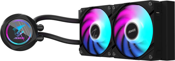 Gigabyte AORUS WATERFORCE II 240 vätskekylningssystem, svart