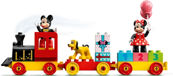 LEGO DUPLO ǀ Disney Musse och Mimmis födelsedagståg 10941 Byggleksak (22 delar)