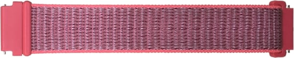 Wave nylonarmband, 20 mm för smarta och sportklockor, rosa