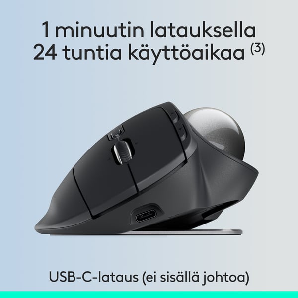 Logitech MX Ergo S trådløs trackballmus