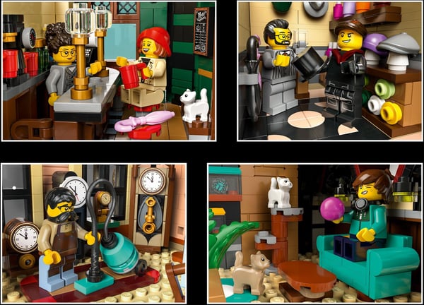 LEGO Icons 10350 – Tudorhus hörnbyggnad