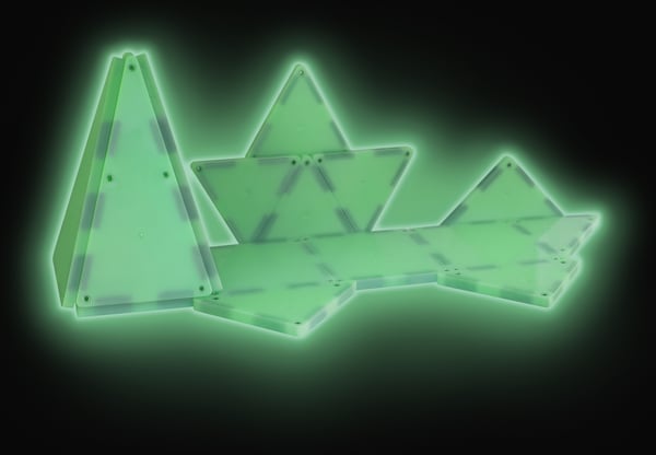 MAGNA-TILES Glow expansionsset, 16 delar