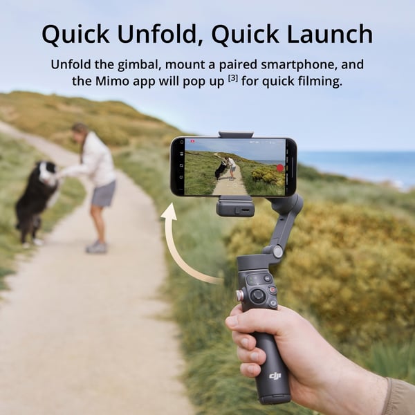 DJI Osmo Mobile 7P gimbal til mobiltelefon, sort