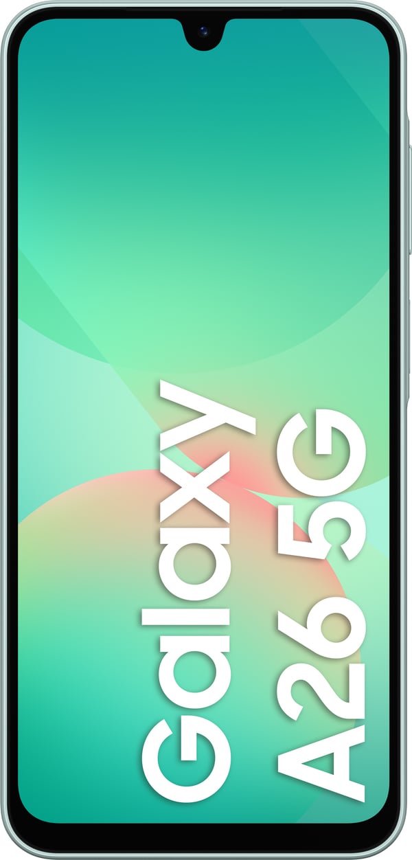 Samsung Galaxy A26 5G telefon, 128/6 GB, mintgrön
