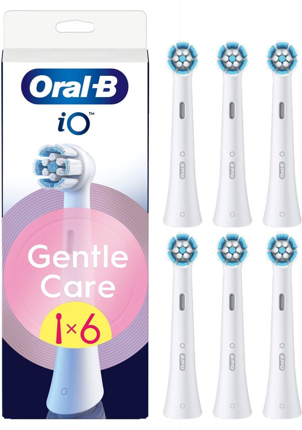 Oral-B iO Gentle Care borsthuvud, 6 st