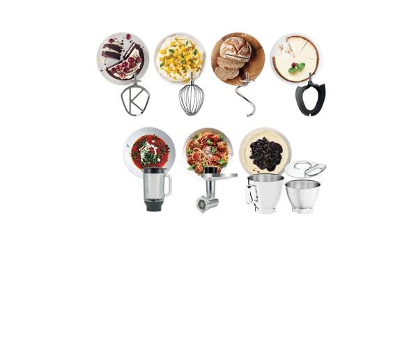 Kenwood Titanium Chef Baker XL köksmaskinpaket KVL85.224SI