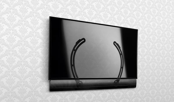 One For All WM5211 -soundbar-konsol för väggmontering